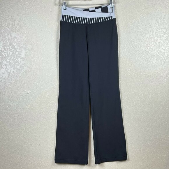 Lululemon Pants Womens Size 4 Astro Straight Leg Pull On Athletic Workout Black - Picture 1 of 6